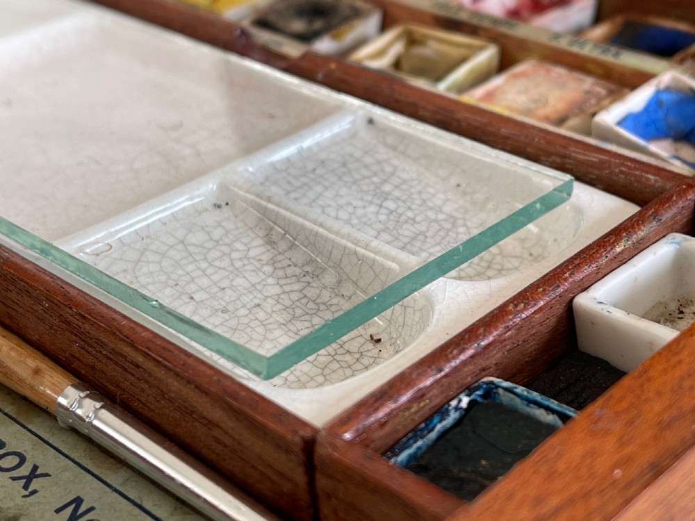 Antique Artists Watercolour Box View III