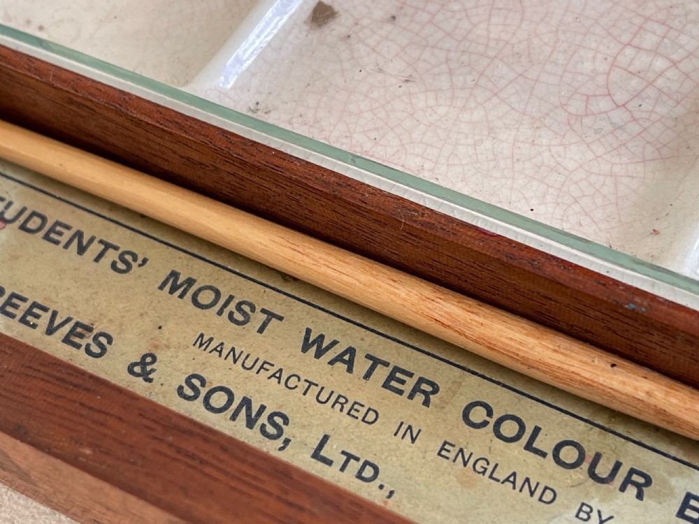 Antique Artists Watercolour Box View VII