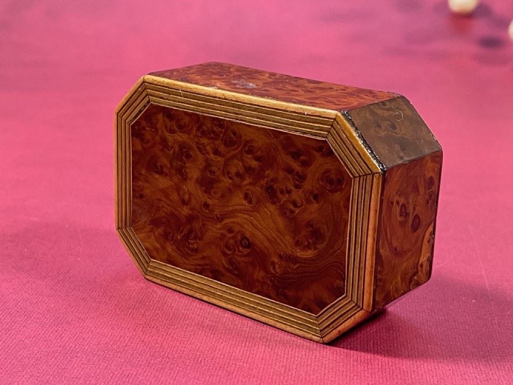 A Georgian Yew Wood Snuff Box View II