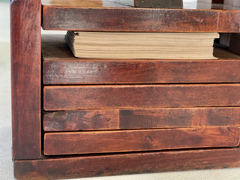 Antique Treen Press - for cards, small books, postcards etc View V