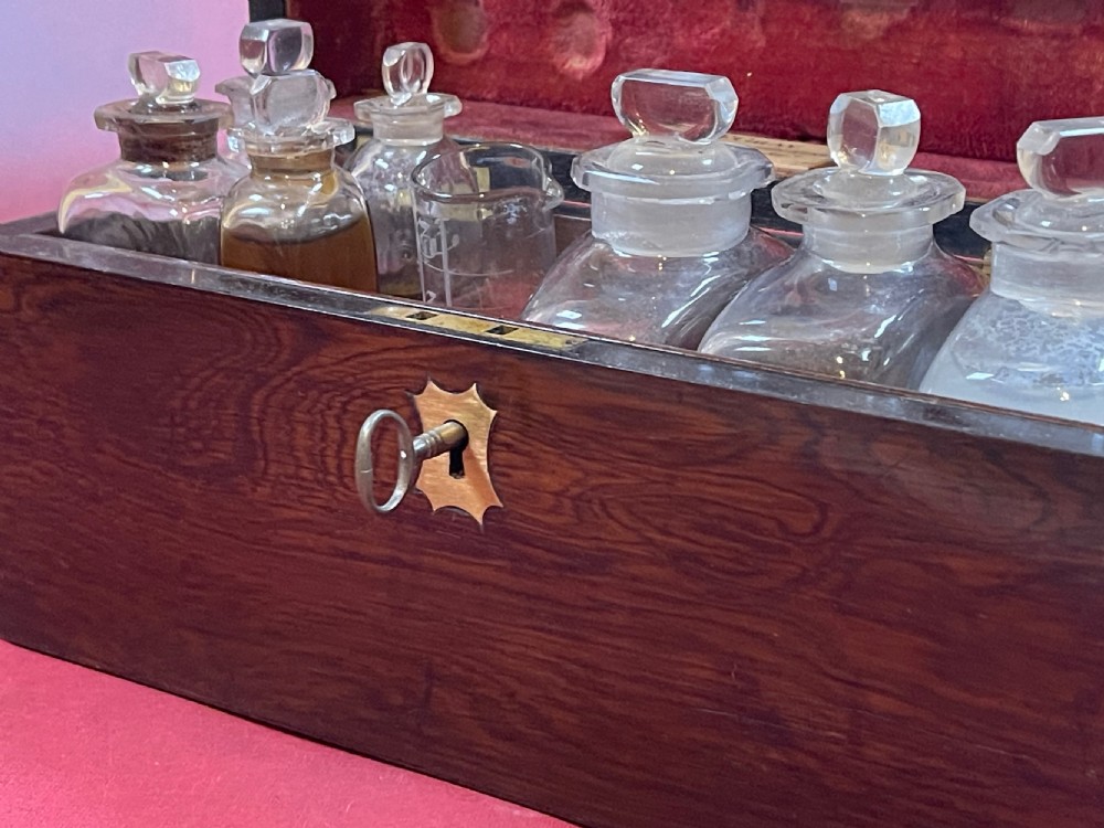 A Small Georgian Antique Domestic Apothecary Chest View VIII