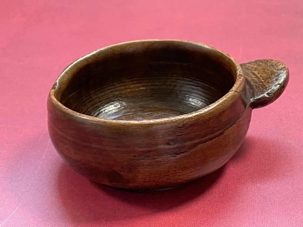 An Antique Treen Scottish Porringer View II