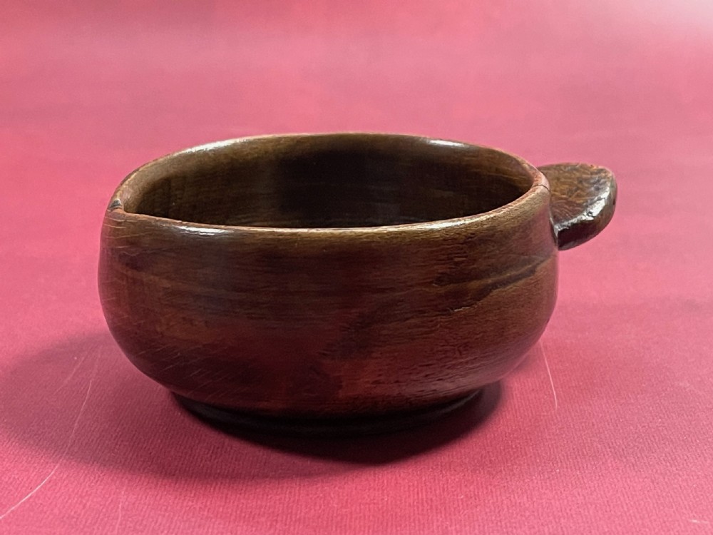 An Antique Treen Scottish Porringer View V