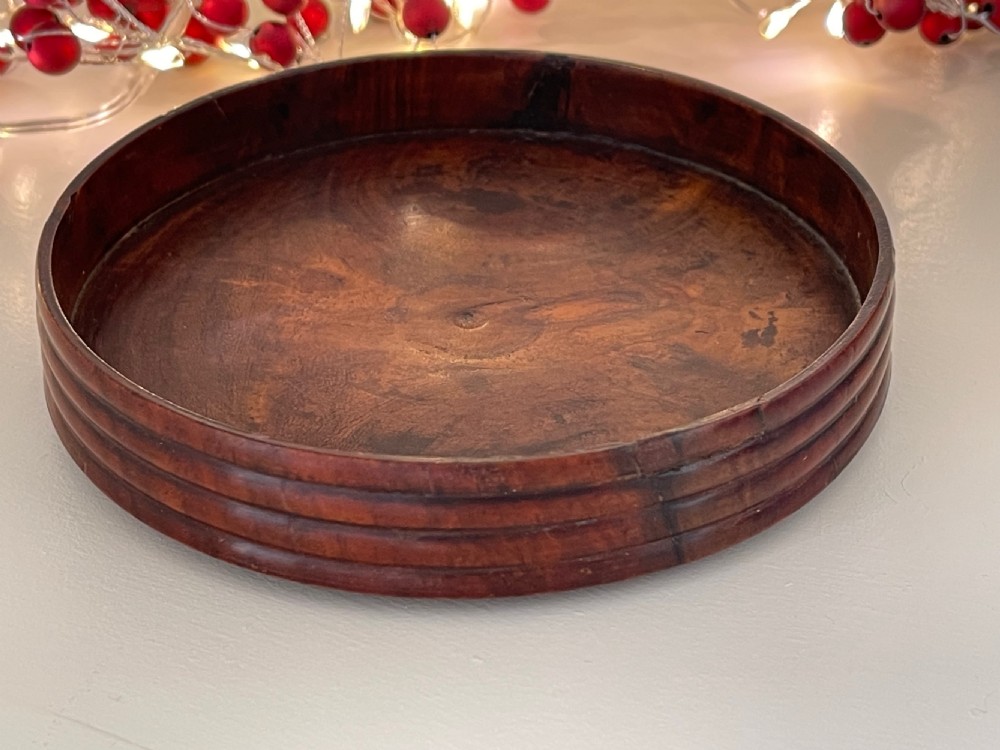 Antique Mahogany Wine  Bottle Coaster View III