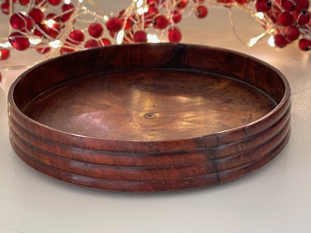 Antique Mahogany Wine  Bottle Coaster View VI