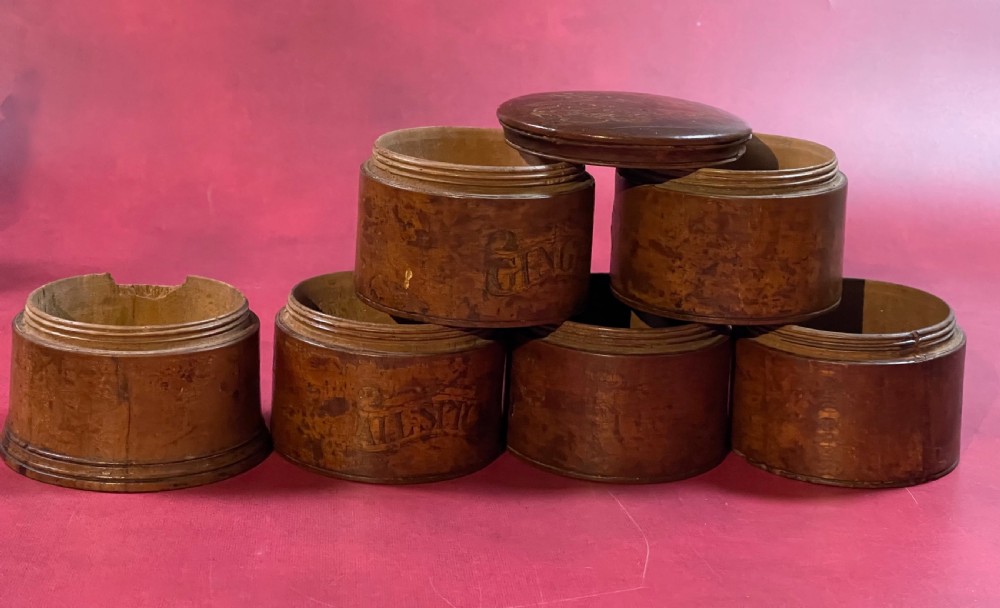 A Rare Antique Six Tier Spice Tower View IX