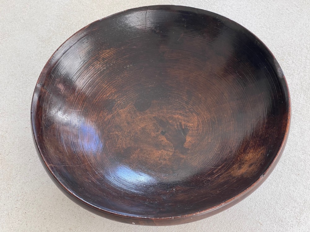 Antique Treen Sycamore Bowl