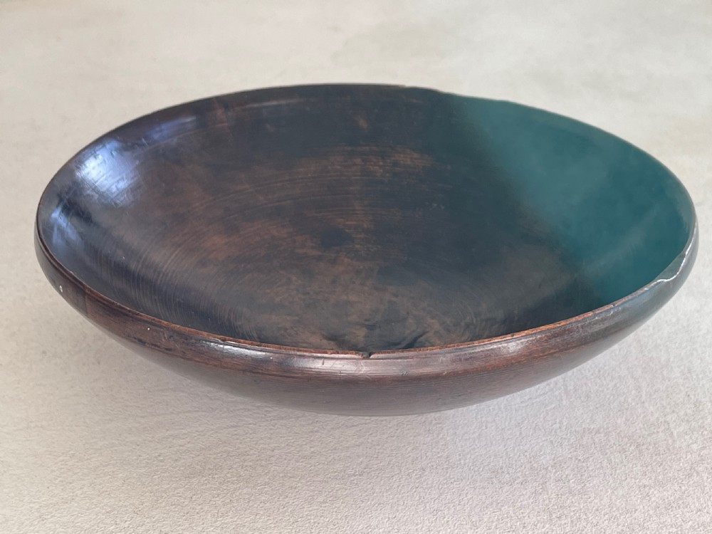 Antique Treen Sycamore Bowl View III
