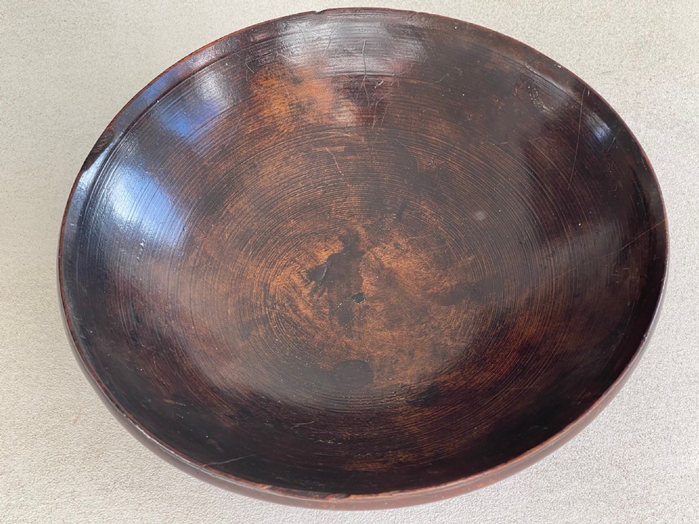 Antique Treen Sycamore Bowl View IV