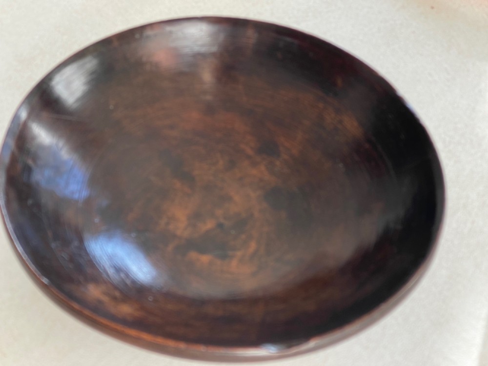 Antique Treen Sycamore Bowl View V
