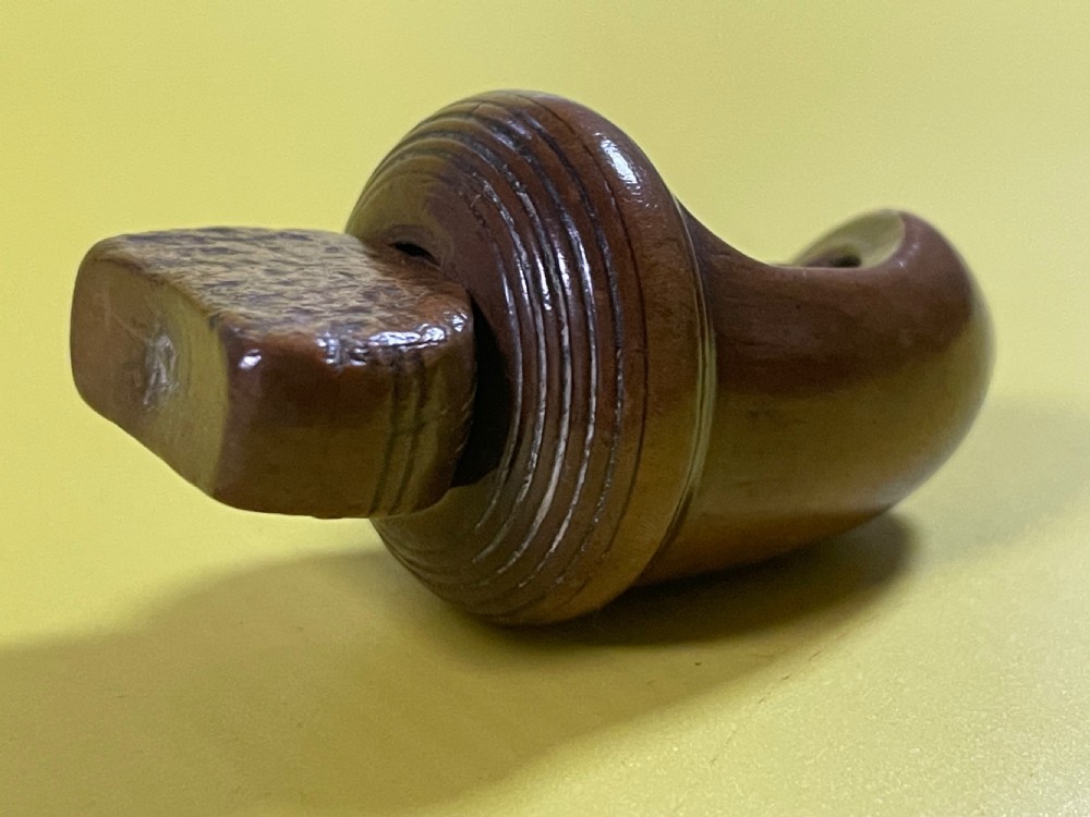 An Antique Treen Georgian Nutcracker - shape of an acorn View IV
