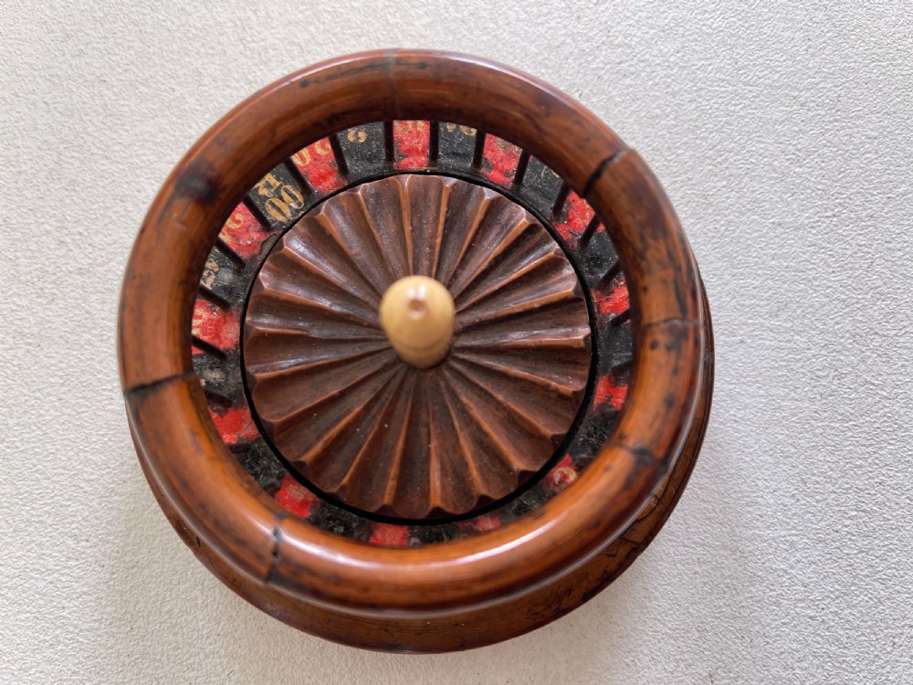 An unusual 19th century mini roulette game - ex  Charlton Collection. View II