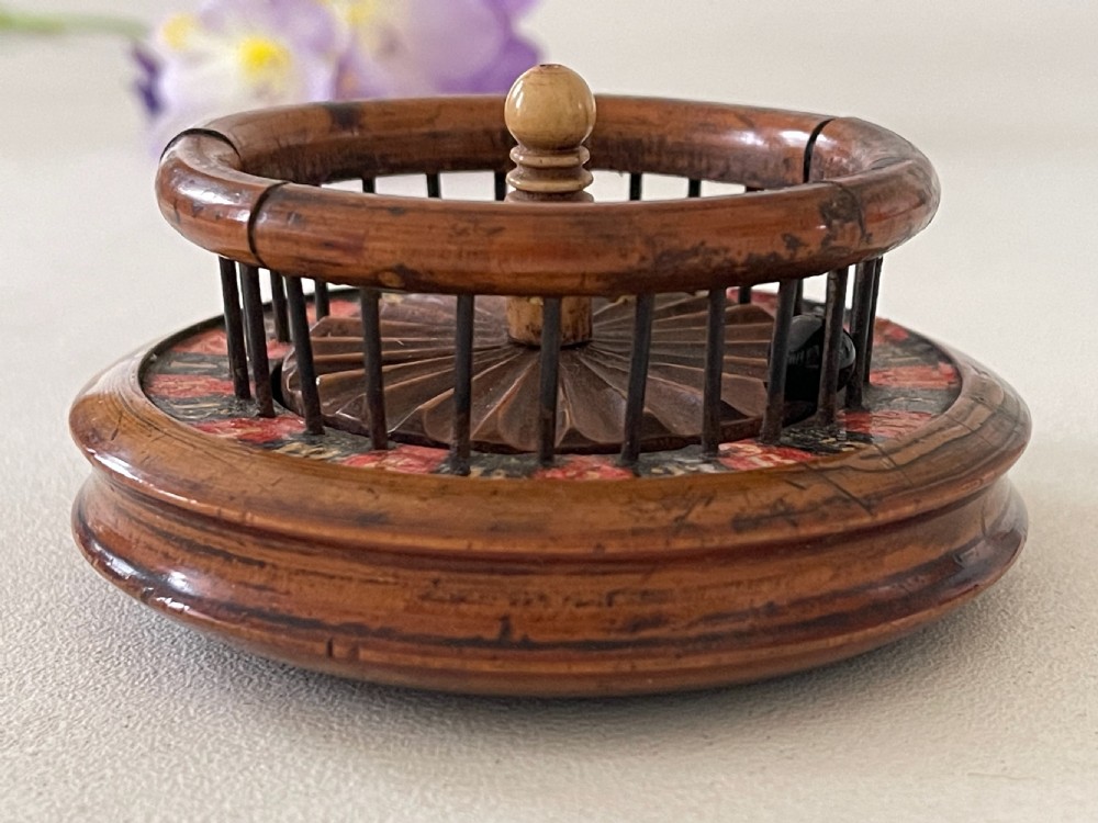 An unusual 19th century mini roulette game - ex  Charlton Collection. View X