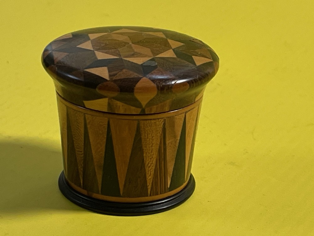 Antique Tunbridge Ware Nutmeg Grater - rare form View II