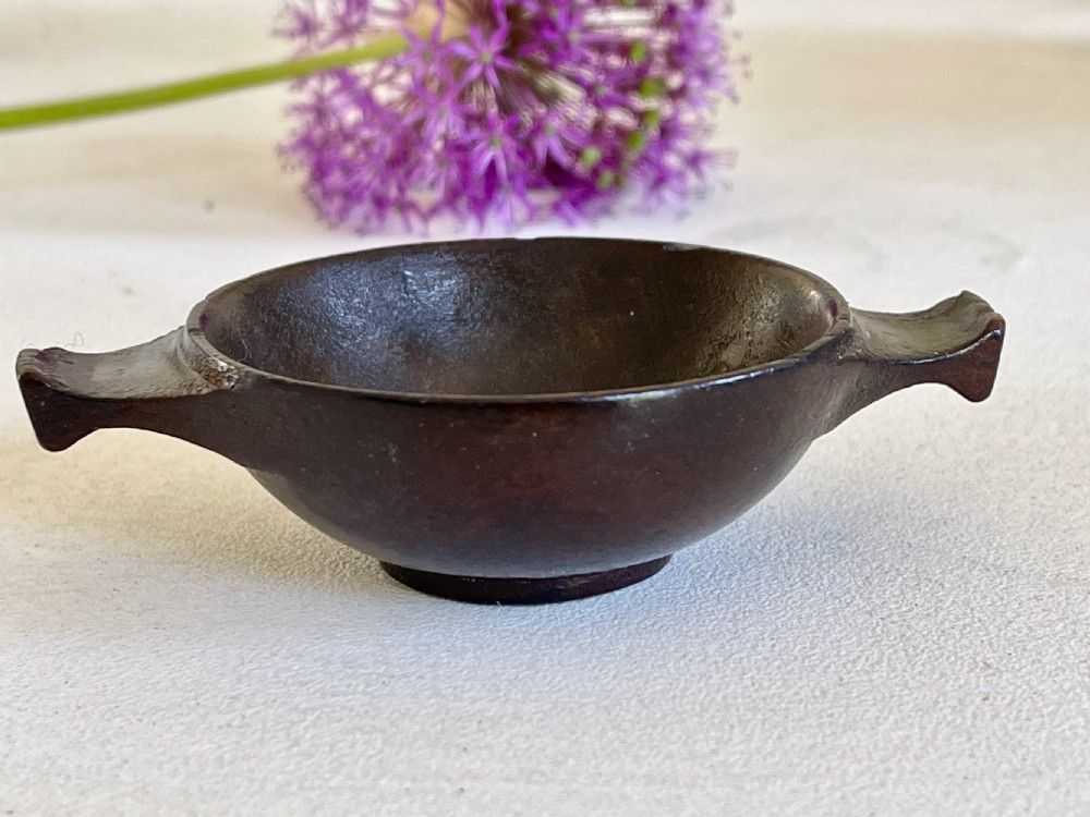 Antique Scottish Quaich - friendship bowl