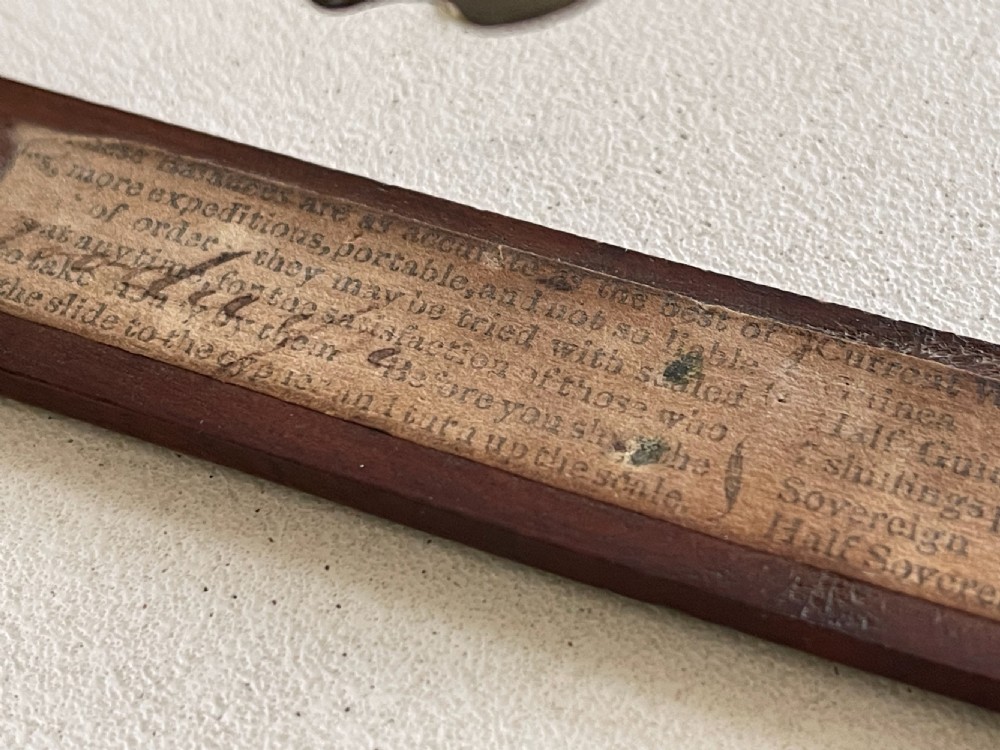 Antique  Double Turn Scales for Sovereigns & Guineas View VII