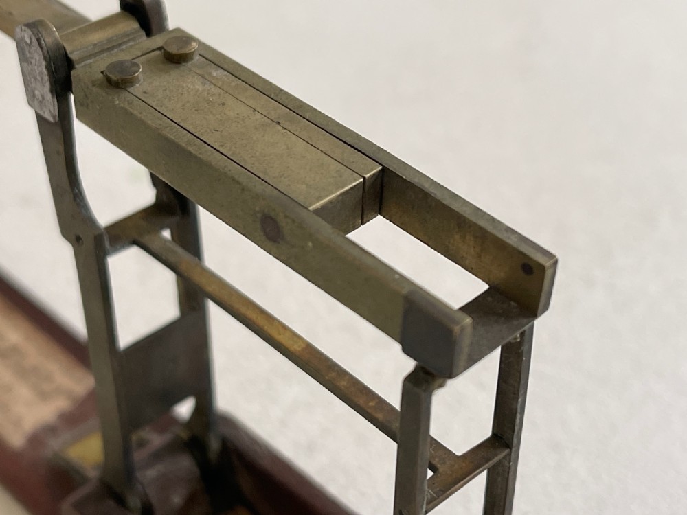 Antique  Double Turn Scales for Sovereigns & Guineas View VIII