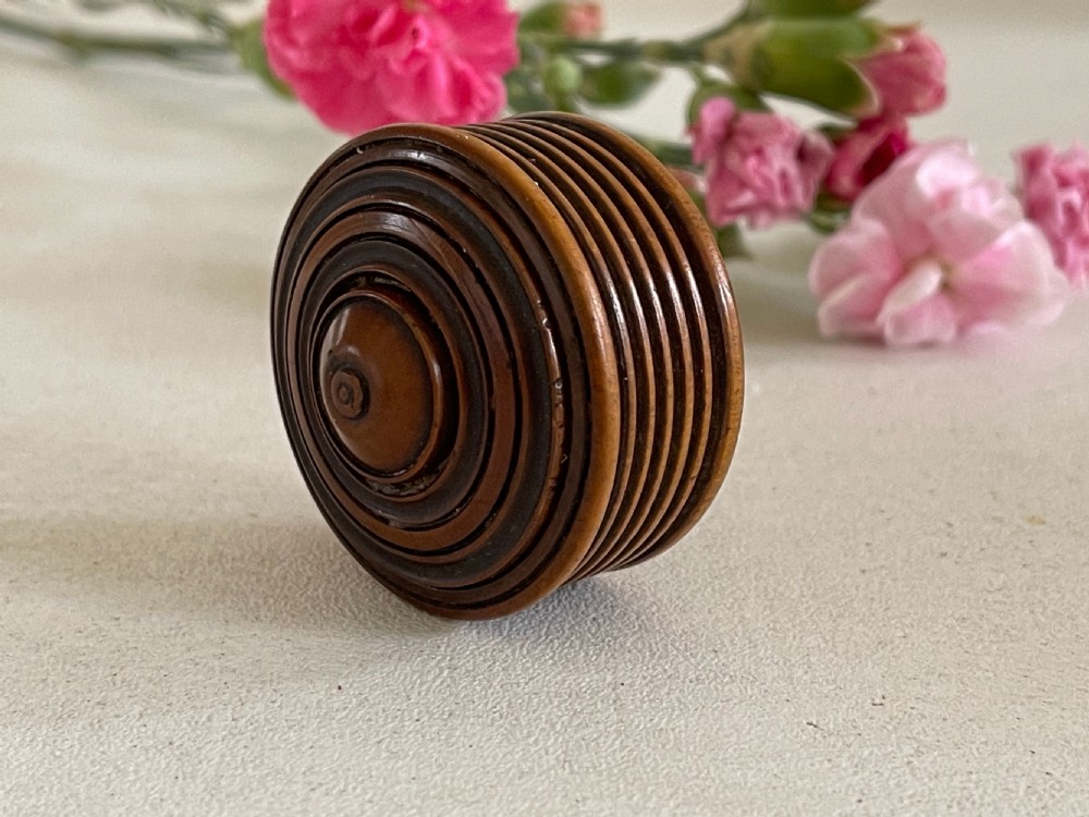 Antique Treen Puzzle Box View IV