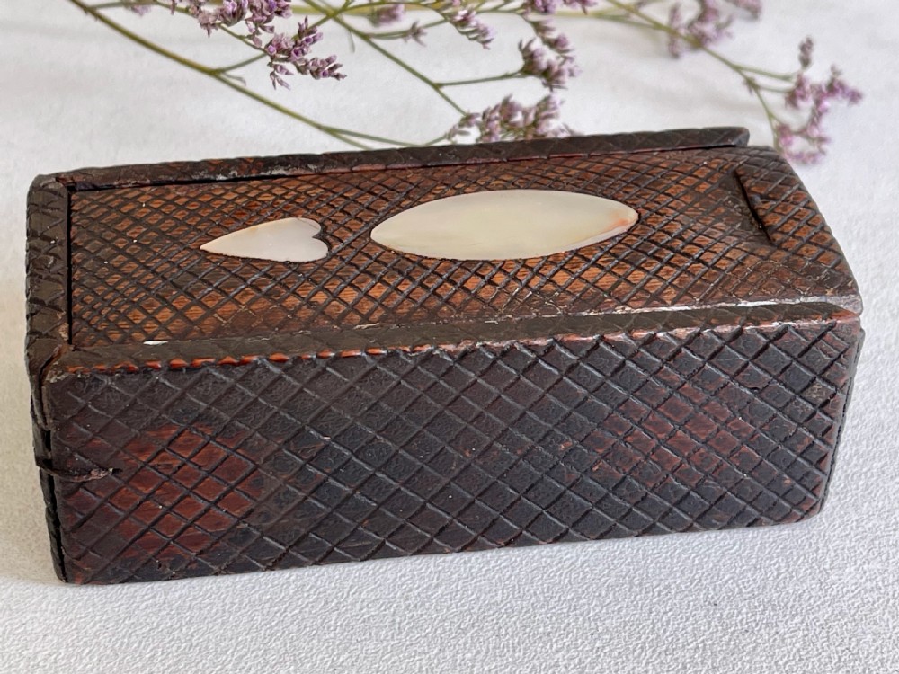 A lovely Georgian domino box