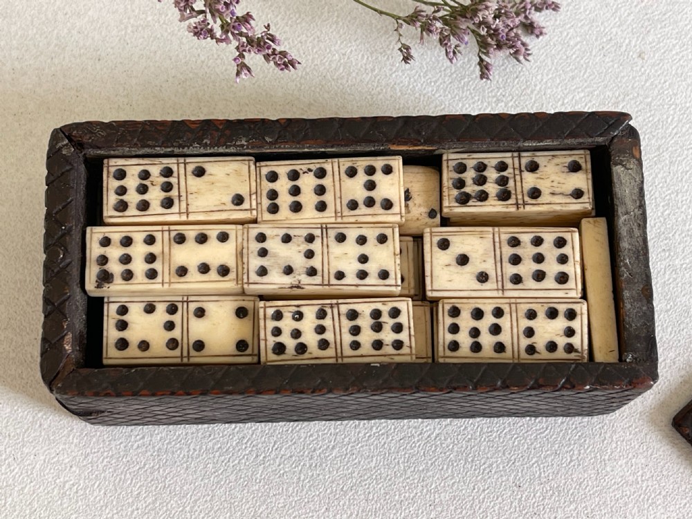 A lovely Georgian domino box View II