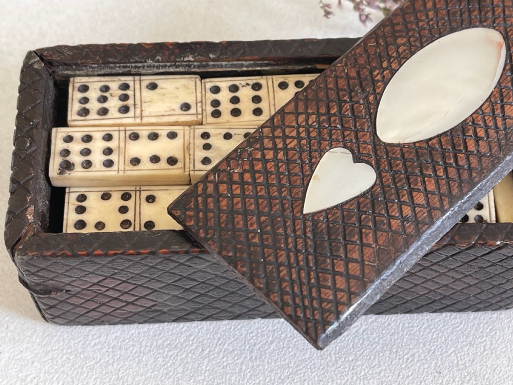 A lovely Georgian domino box View V