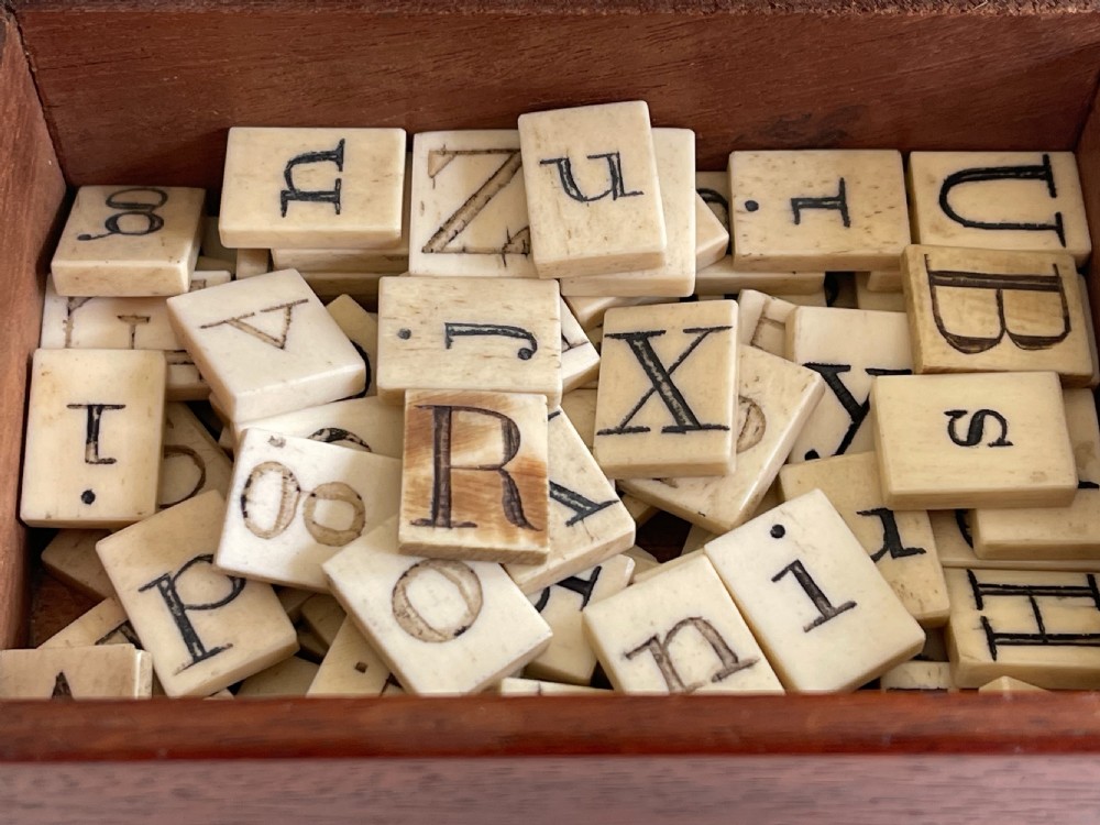  An Antique Alphabet & Spelling Box View II