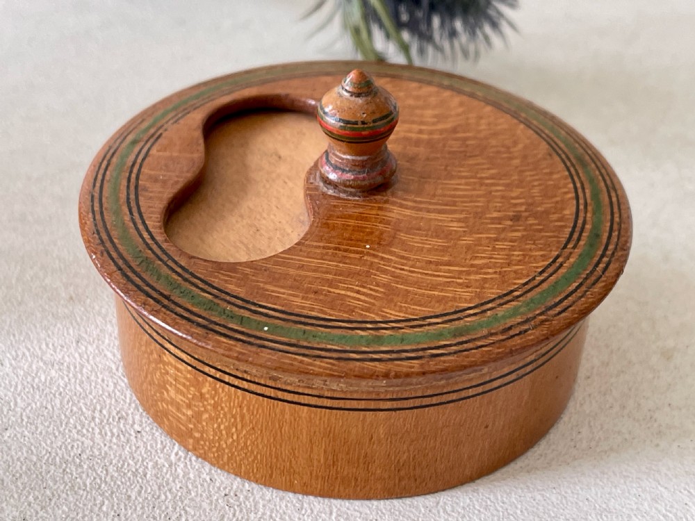 A Georgian Tunbridge Ware Misers Snuff Box View II