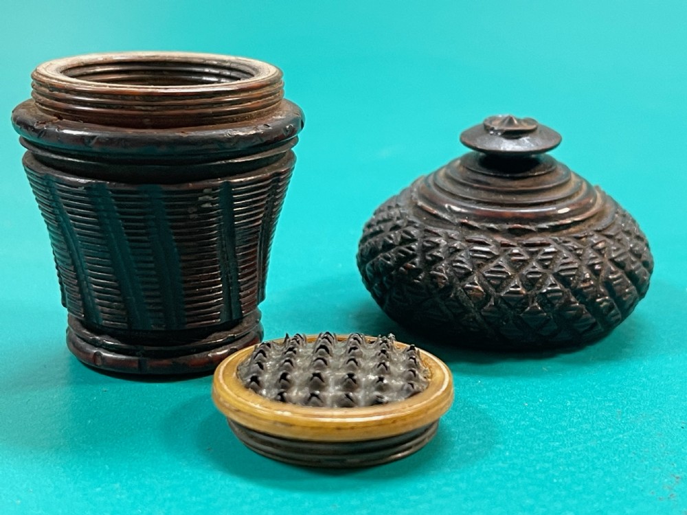 An Antique Treen Nutmeg Grater View III