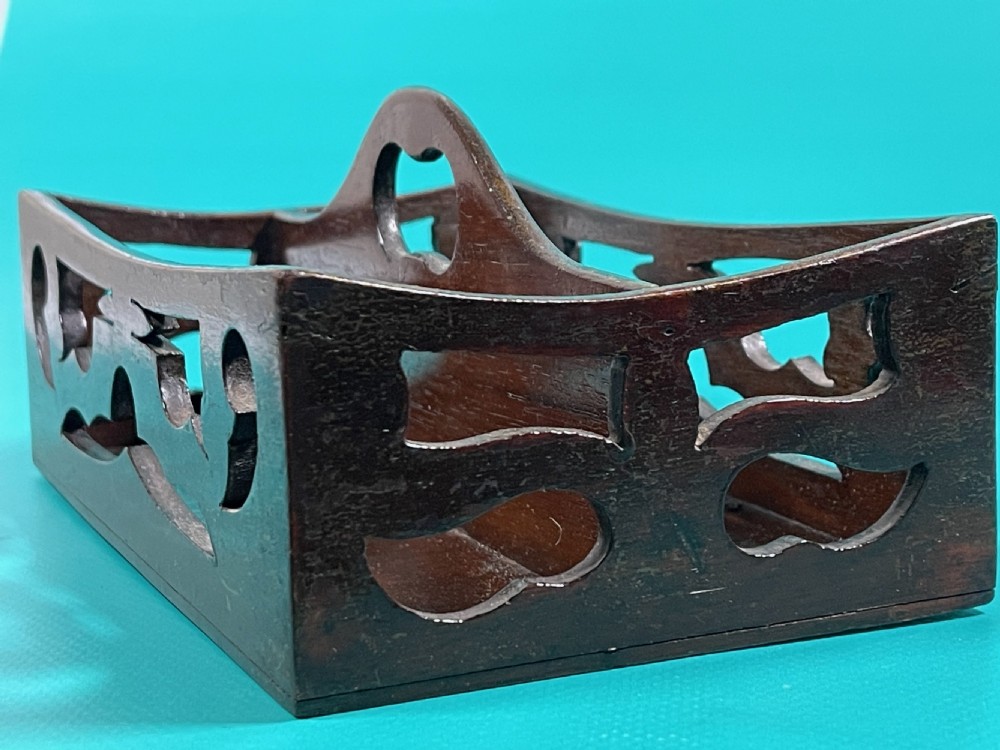 An Antique Rosewood Desk Tidy View IV