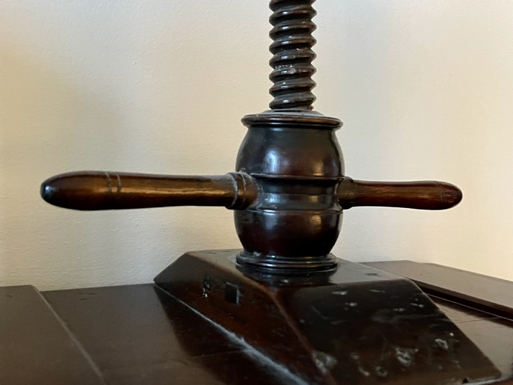 An Antique Mahogany Book Press View VI
