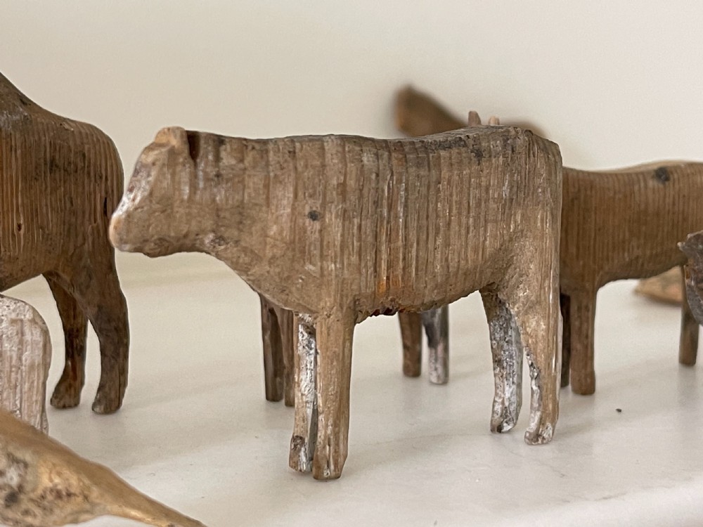 A Small Pine Noahs Ark - with figures & animals View V