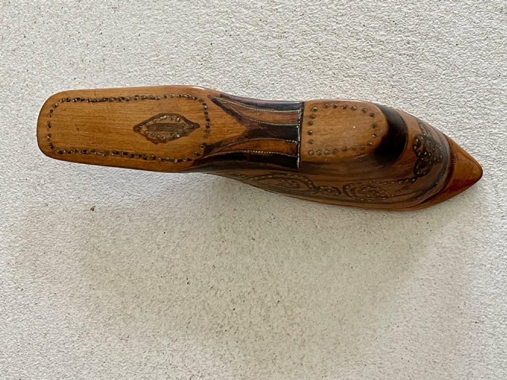 An Elaborately Decorated Snuff Shoe View III