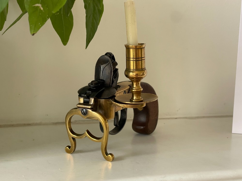 Antique Flintlock  Tinder Pistol  View IV