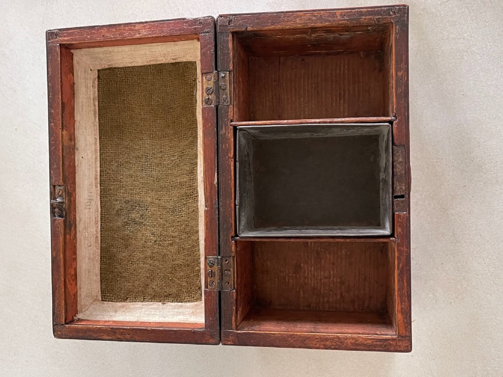 Antique Mahogany Tea Chest - with secret drawer View II