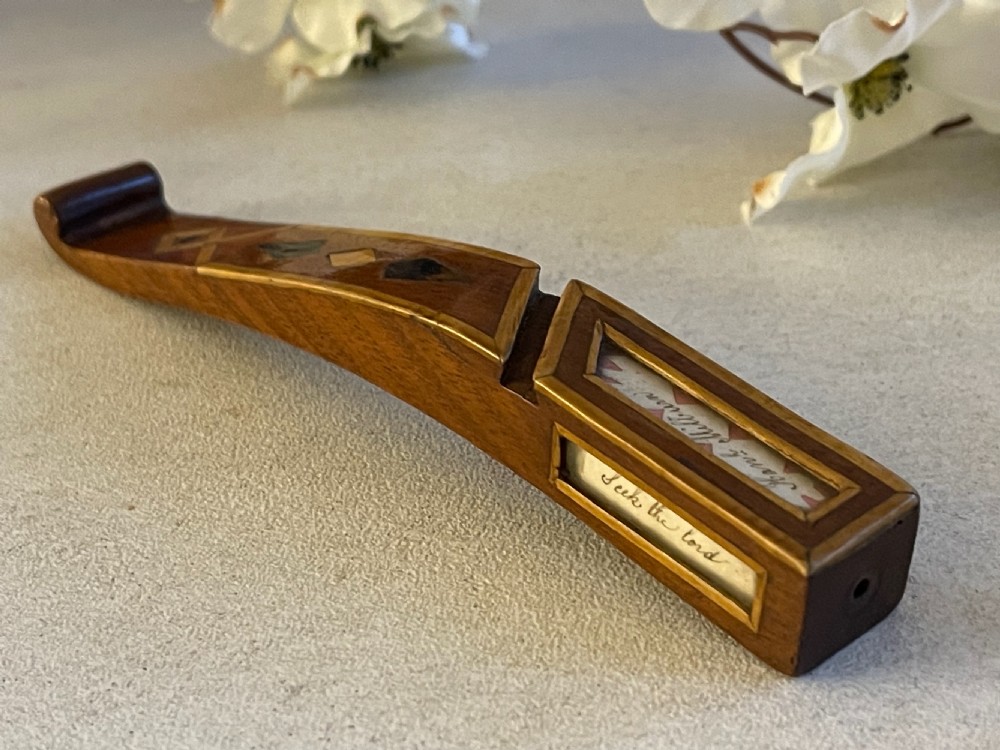 Antique Treen Knitting Sheath - possible provenance