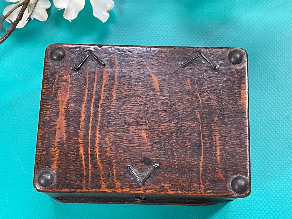 An Antique Oak Box - great colour and patina View II
