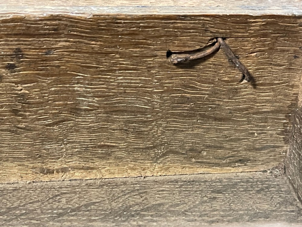 An Antique Oak Box - great colour and patina View IV