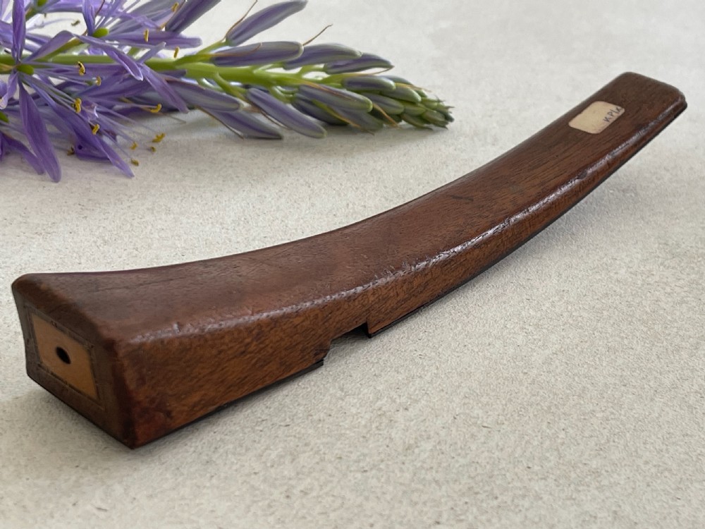 An Antique Treen Durham Knitting Sheath - dated & messages View V