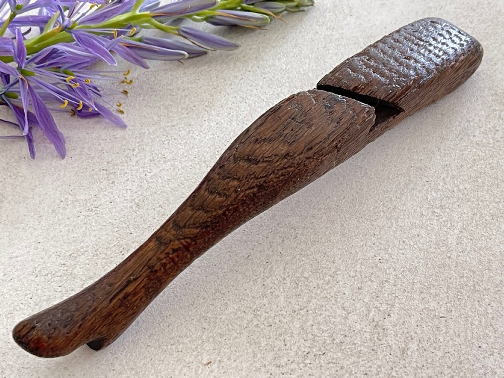An Antique Treen Ladies Leg Knitting Sheath View II