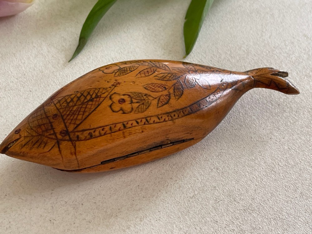 An Antique Fish Shaped  Snuff Box  View VII