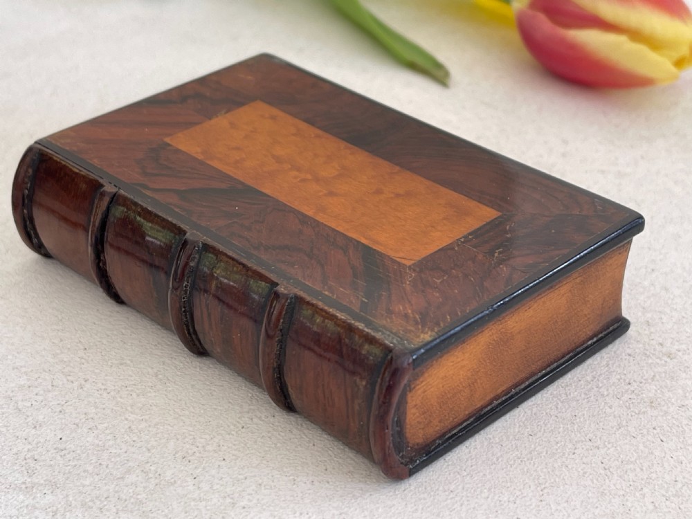 Antique Puzzle Book Box  View V