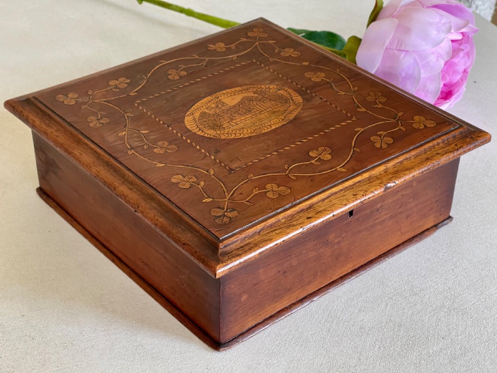 Antique Irish Killarney Ware Box View III