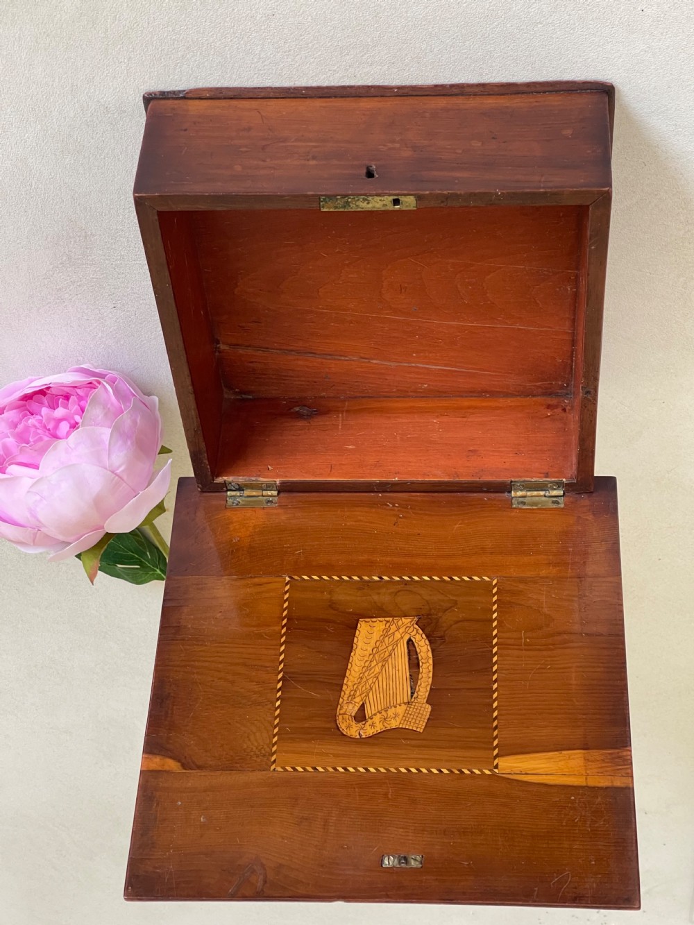 Antique Irish Killarney Ware Box View VII