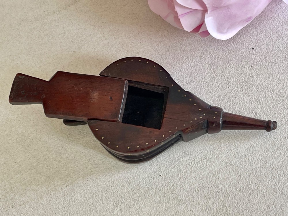 Antique Bellows Shaped Snuff Box View II