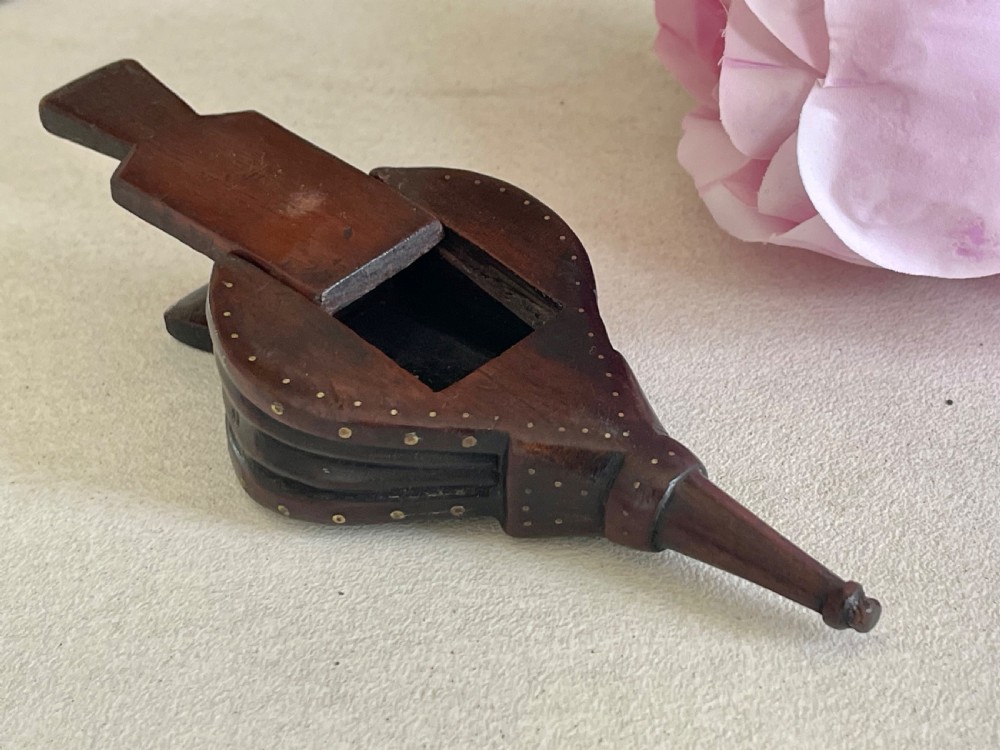 Antique Bellows Shaped Snuff Box View V