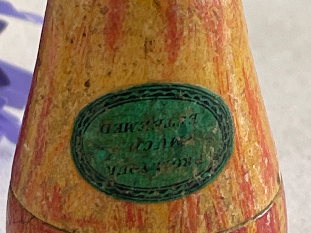 Antique Treen Nutmeg Grater - Tunbridge Ware View IV