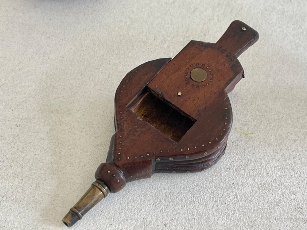 Antique Bellows Shaped Snuff Box View II