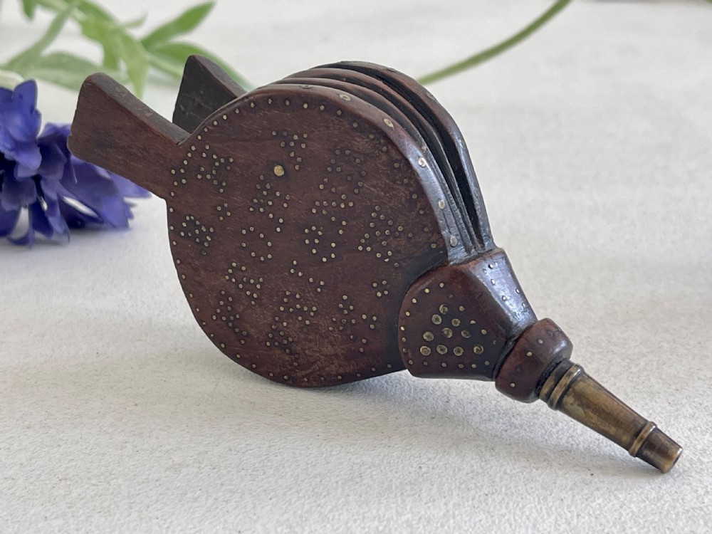 Antique Bellows Shaped Snuff Box View VI