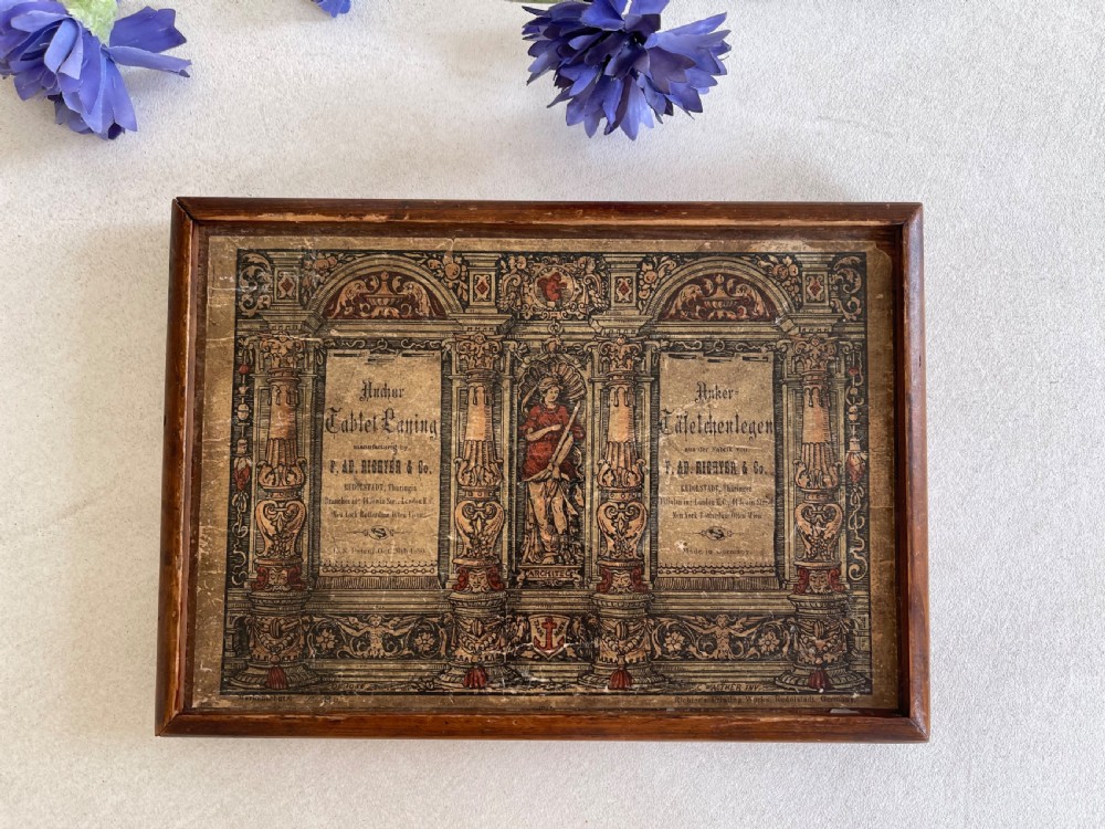 A Boxed Set  of Stone Mosaic Tiles - patent 1880 View II