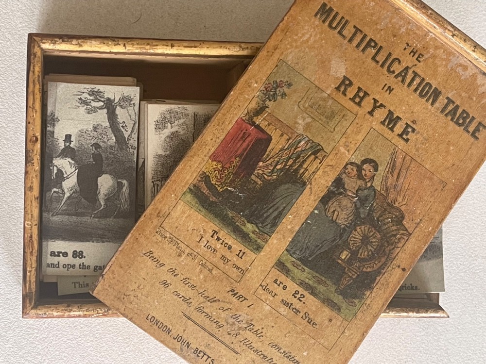 Antique Multiplication Table in Rhyme - by John Betts